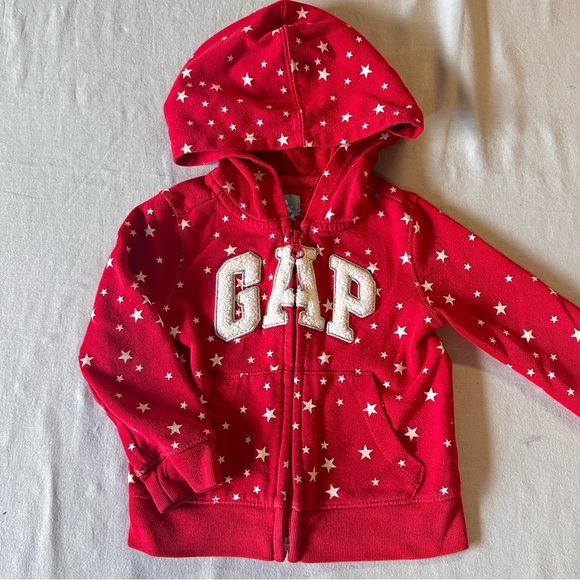 GAP Kids Red Star Hoodie - Picture 1 of 5